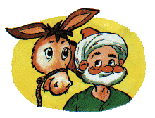He and his donkey !!