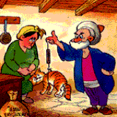 Hodja's wife and 2 kg cat