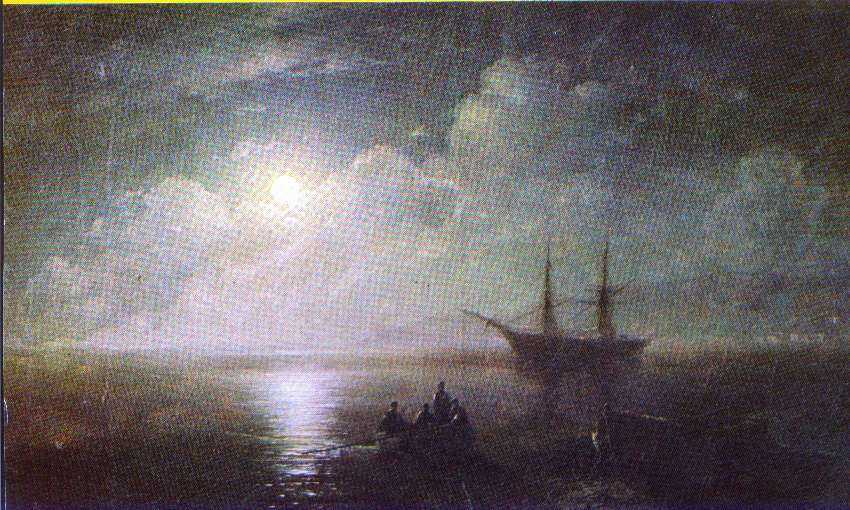 Moonlight by Aivazowsky